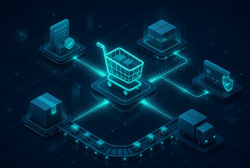 אוטומציה לחנות אונליין (Shopify / WooCommerce) עם AI — המדריך המלא (2026)