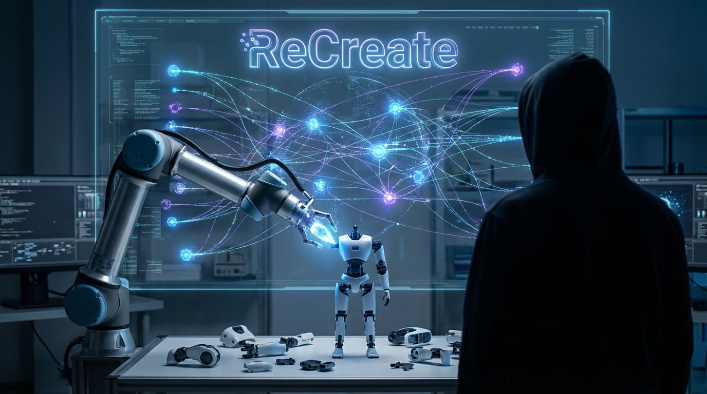 ReCreate: יצירת סוכני AI אוטומטית מניסיון